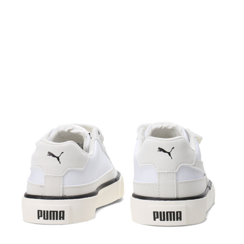Championes de Niños Puma Court Classic Vulc V Ps Blanco