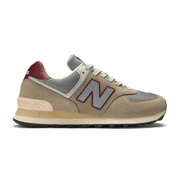 574 SKB - NEW BALANCE GRIS/BORDO