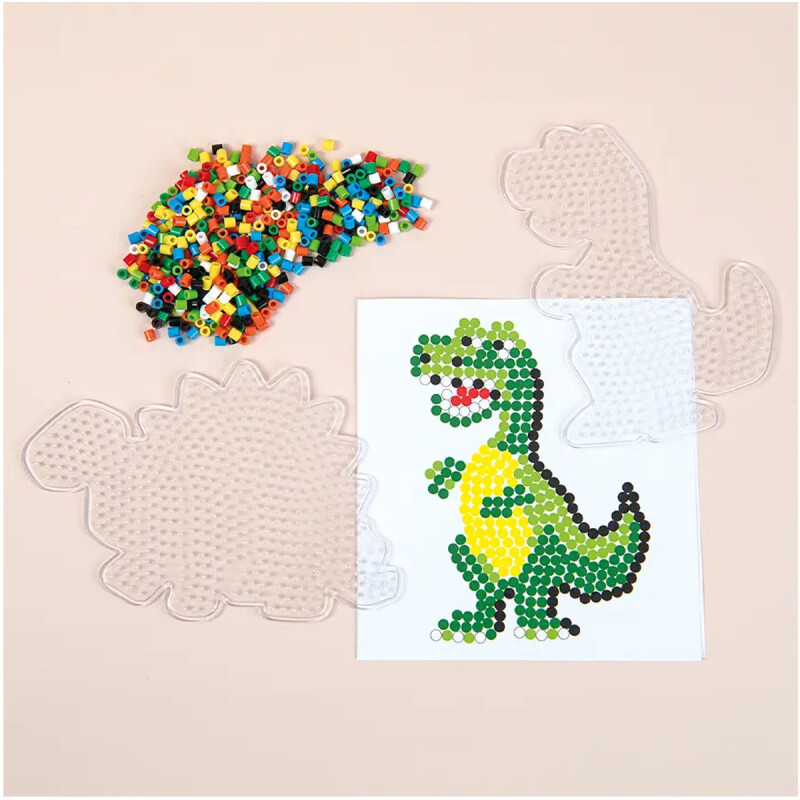 Cuentas para planchar Dinosaur 2.000 piezas Hama Beads Playbox Cuentas para planchar Dinosaur 2.000 piezas Hama Beads Playbox