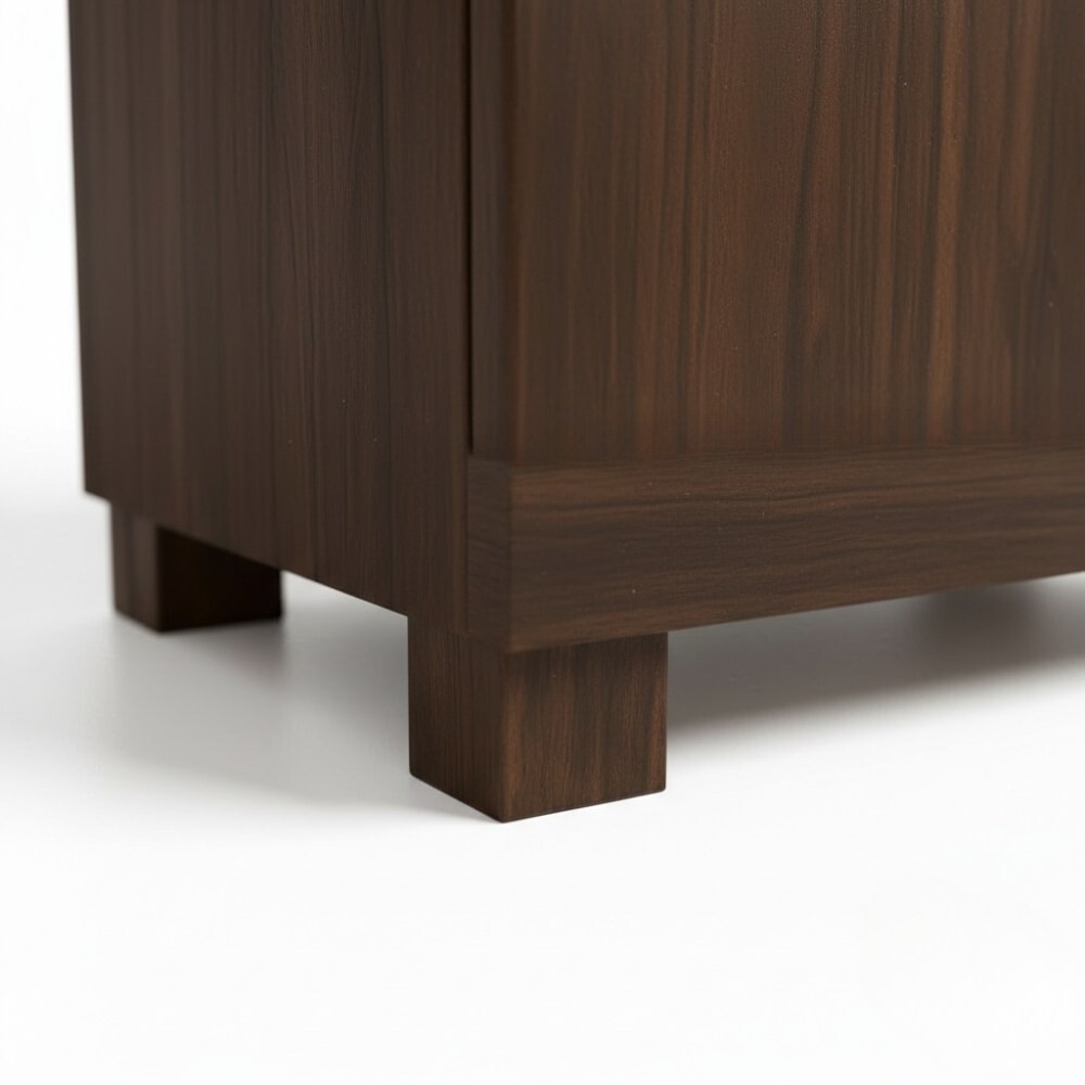 ROPERO 2 PUERTAS GUARDARROPA ARMARIO PLACARD CLOSET MULTIUSO NOGAL