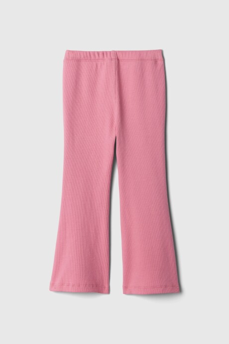 Calza Rib Flare Toddler Niña Elle Pink