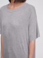 Remera Asdim Gris Melange