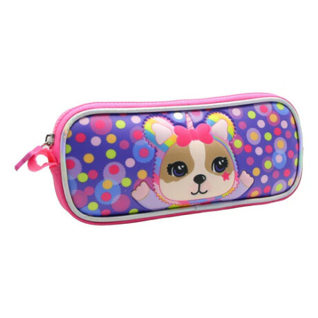 Cartuchera Mushi Simones Fucsia y Violeta