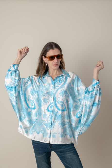 CAMISA MARTE Celeste