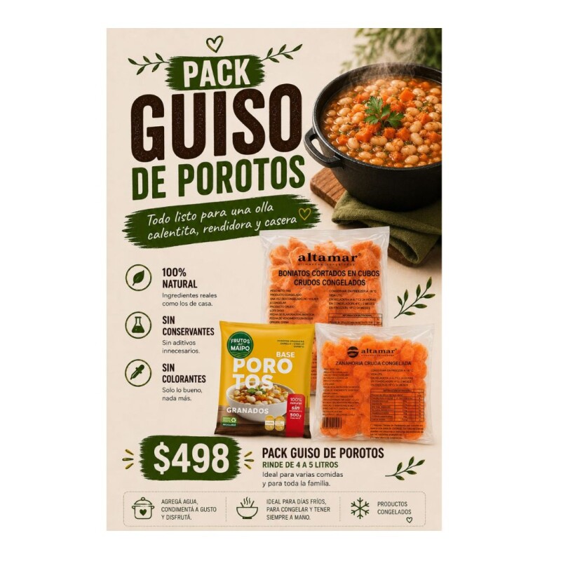 PACK GUISO DE POROTOS PACK GUISO DE POROTOS