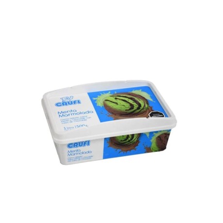 Helado menta marmolada Crufi 1 l Helado menta marmolada Crufi 1 l