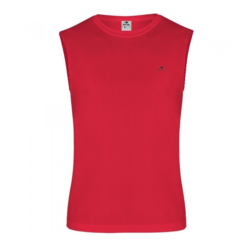 Musculosa adulto lisa rojo
