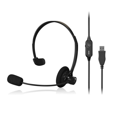 Auriculares Usb Behringer Hs10 Mono C/ Mic Auriculares Usb Behringer Hs10 Mono C/ Mic