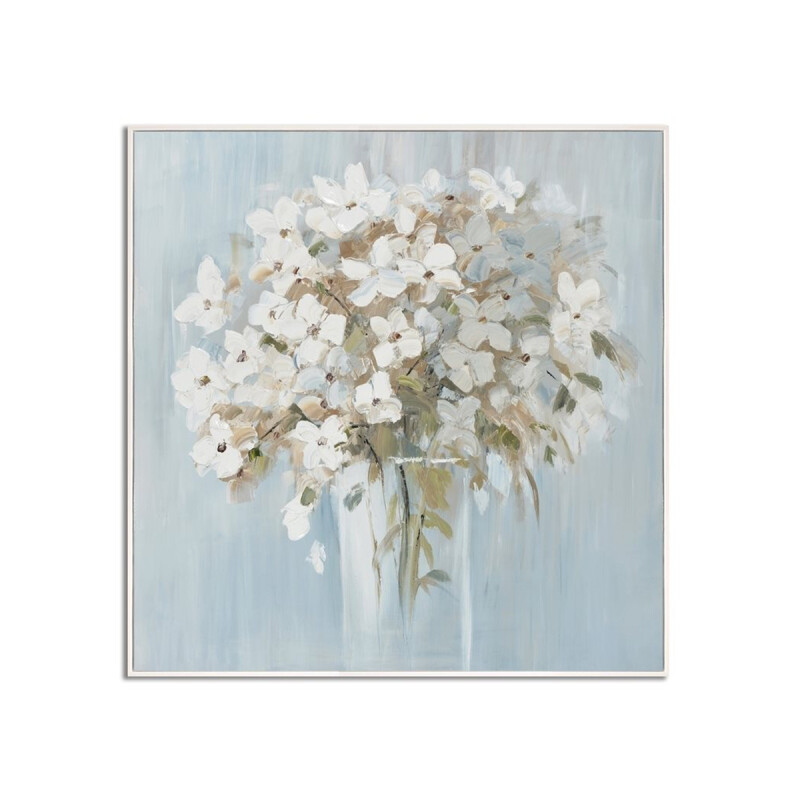 CUADRO CANVAS 60x60cm MARCO PINTURA BLANCAS 1 CUADRO CANVAS 60x60cm MARCO PINTURA BLANCAS 1