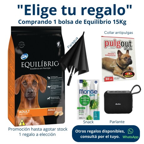EQUILIBRIO PERRO ADULTO RAZA GRANDES 15KG Equilibrio Perro Adulto Raza Grandes 15kg