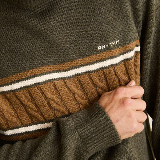 Buzo Rhythm Mohair Stripe Knit - Verde Buzo Rhythm Mohair Stripe Knit - Verde