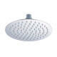 ROSETA ACERO INOXIDABLE MATE CON LUZ LED VEINTE CM 000