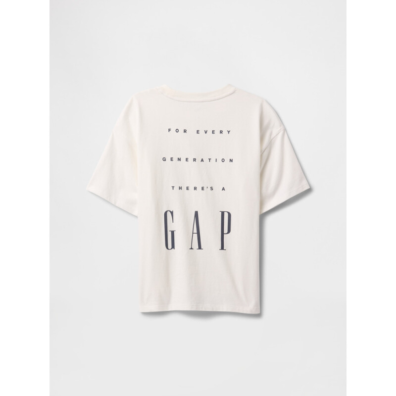 JPN SS 80S LOGO TEE NEW OFF WHITE