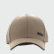 BOSS Gorra de Algodón con Logo Impreso Beige