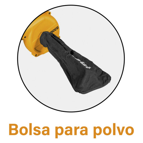 Sopladora Ingco AB6038 con Bolsa para Polvo 650W de Potencia Sopladora Ingco AB6038 con Bolsa para Polvo 650W de Potencia