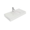 Bacha suspendida rectangular 80 cm c/mesa blanca Fabribam Bacha Suspendida Rectangular 80 Cm C/mesa Blanca Fabribam