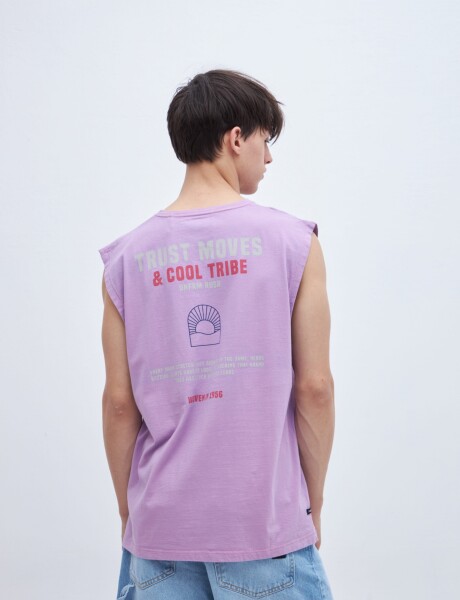 Musculosa Italo Lavanda