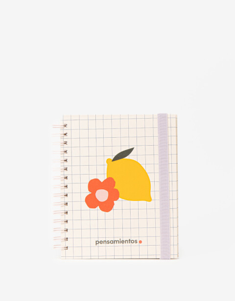 Anotadores Cuadernos y Memos Cuaderno Cuaderno Espiral Pensamientos - Combinacion Multicolor