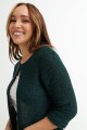 Cardigan mangas 3/4 VERDE CLARO