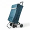 Carrito De Compras Estilo Europeo 4 Ruedas Azul Marino