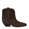 Bootie Abreve Dark Brown