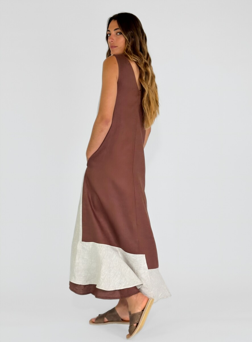 VESTIDO CAMILA - CHOCOLATE 