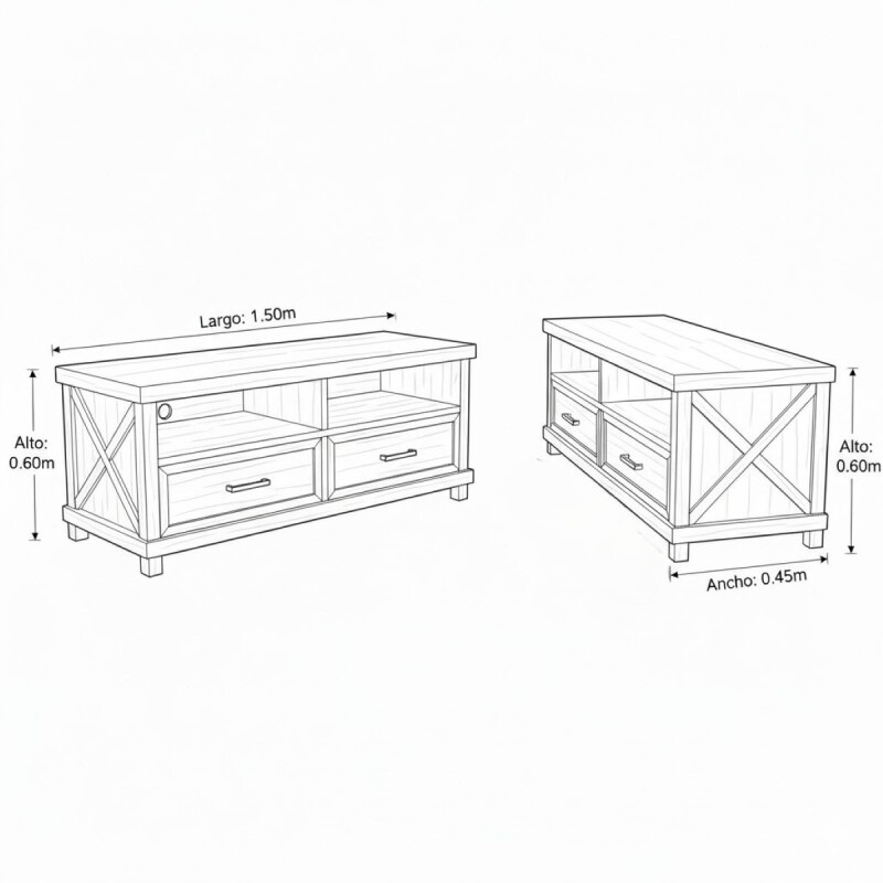 MUEBLE TV M18 (CD) Unica
