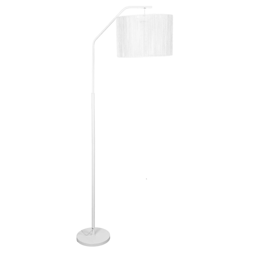 LÁMPARA DE PIE METAL BLANCO LF95504