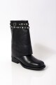 BOTA LARGA SCORPIO STUDDED Negro