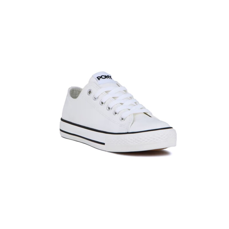 Championes Pony Fifth Ave Mujer Casual Urbano Blanco