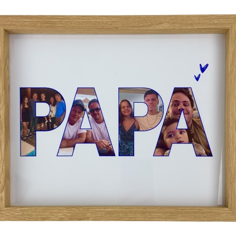 Portaretratos PAPÁ con fotos Portaretratos PAPÁ con fotos