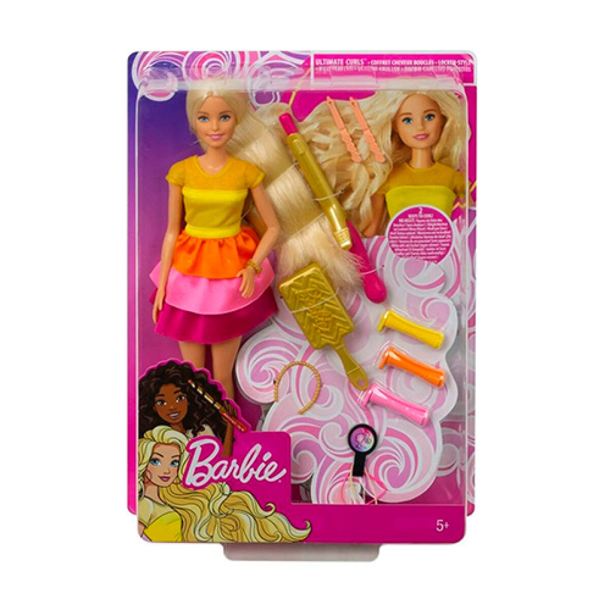 Set Muñeca Barbie Fashionista Peinados de Ensueño - 001 