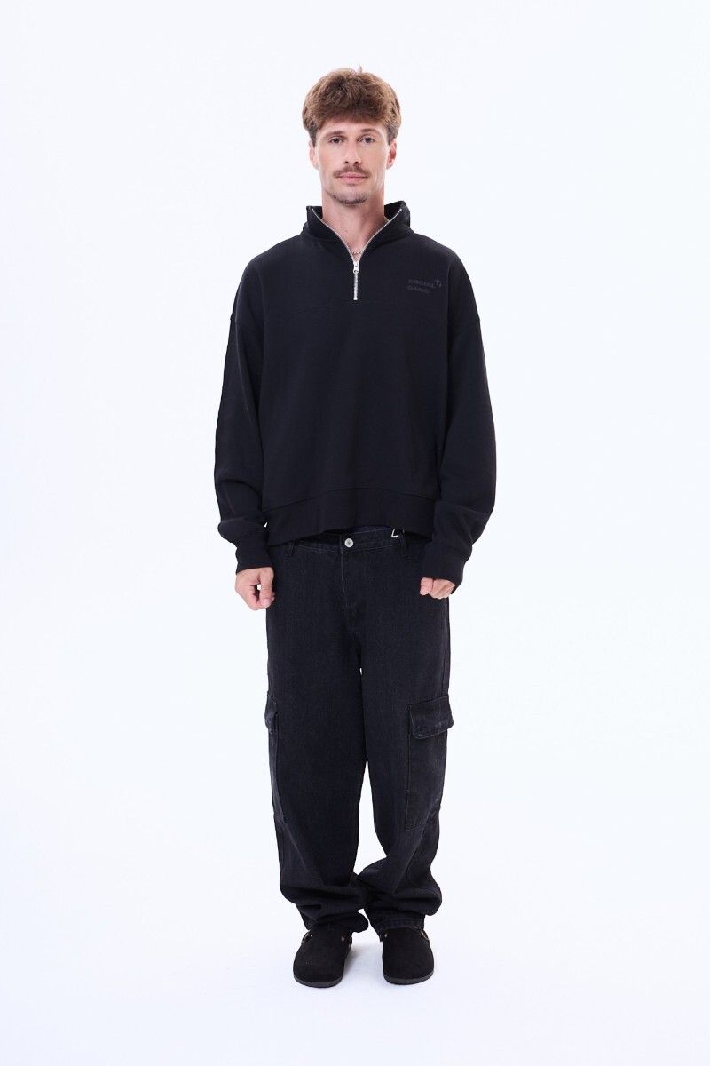 Buzo de felpa Madrid Negro