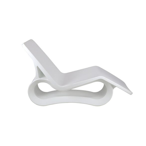 Reposera blanca en polipropileno "OCTO" TD0780