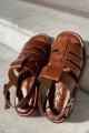 Sandalia afrodita Cognac