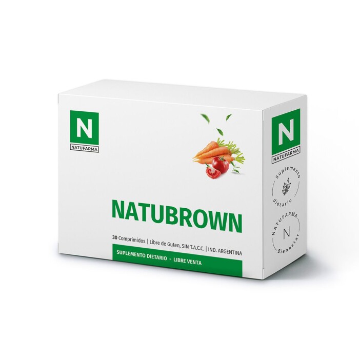 NATUFARMA NATUBROWN CJ X 30 COMP. única