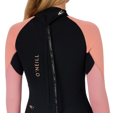 Traje Dama O'Neill Reactor II 3/2mm - Back Zip - Full Coral