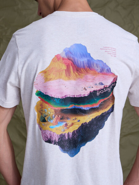 T-SHIRT GEO NUBE MEL