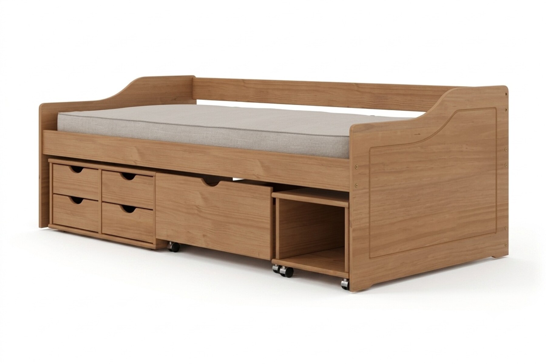 CAMA DE 1 PLAZA CON CAJONES FLORO AMENDOA 