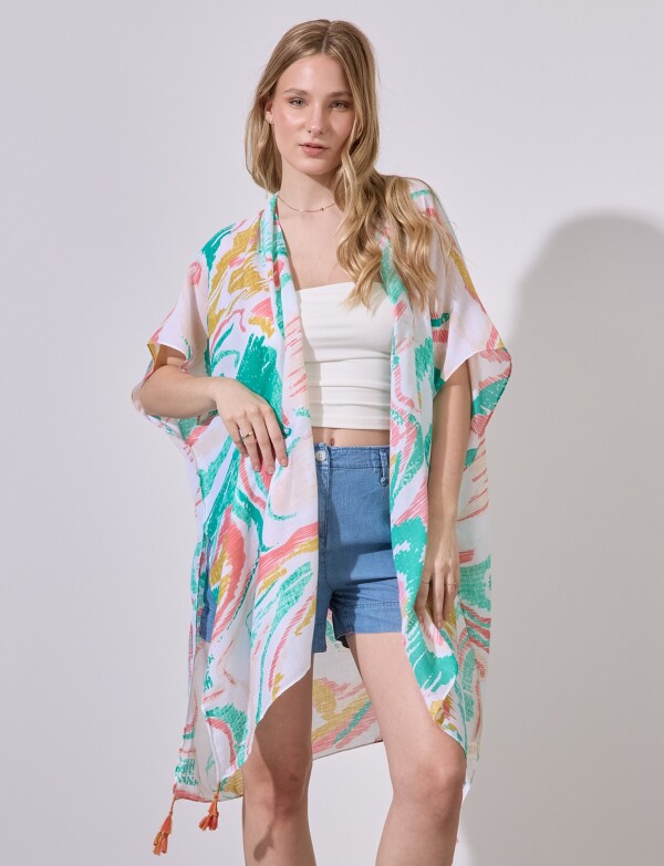 Kimono Summer MULTI/CORAL