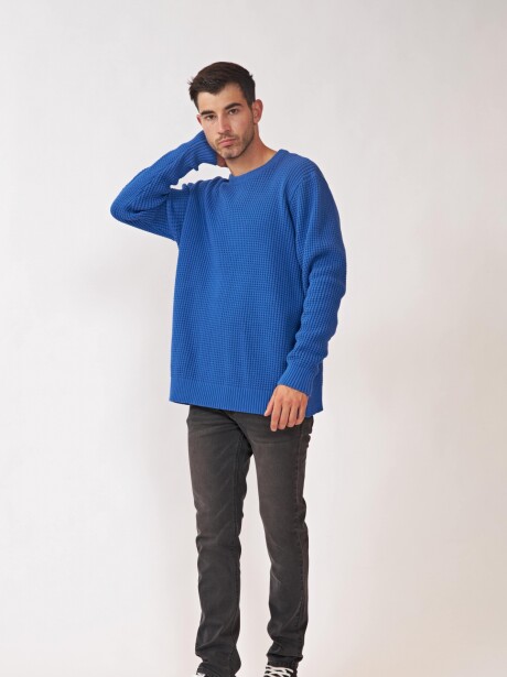 SWEATER ROW AZUL