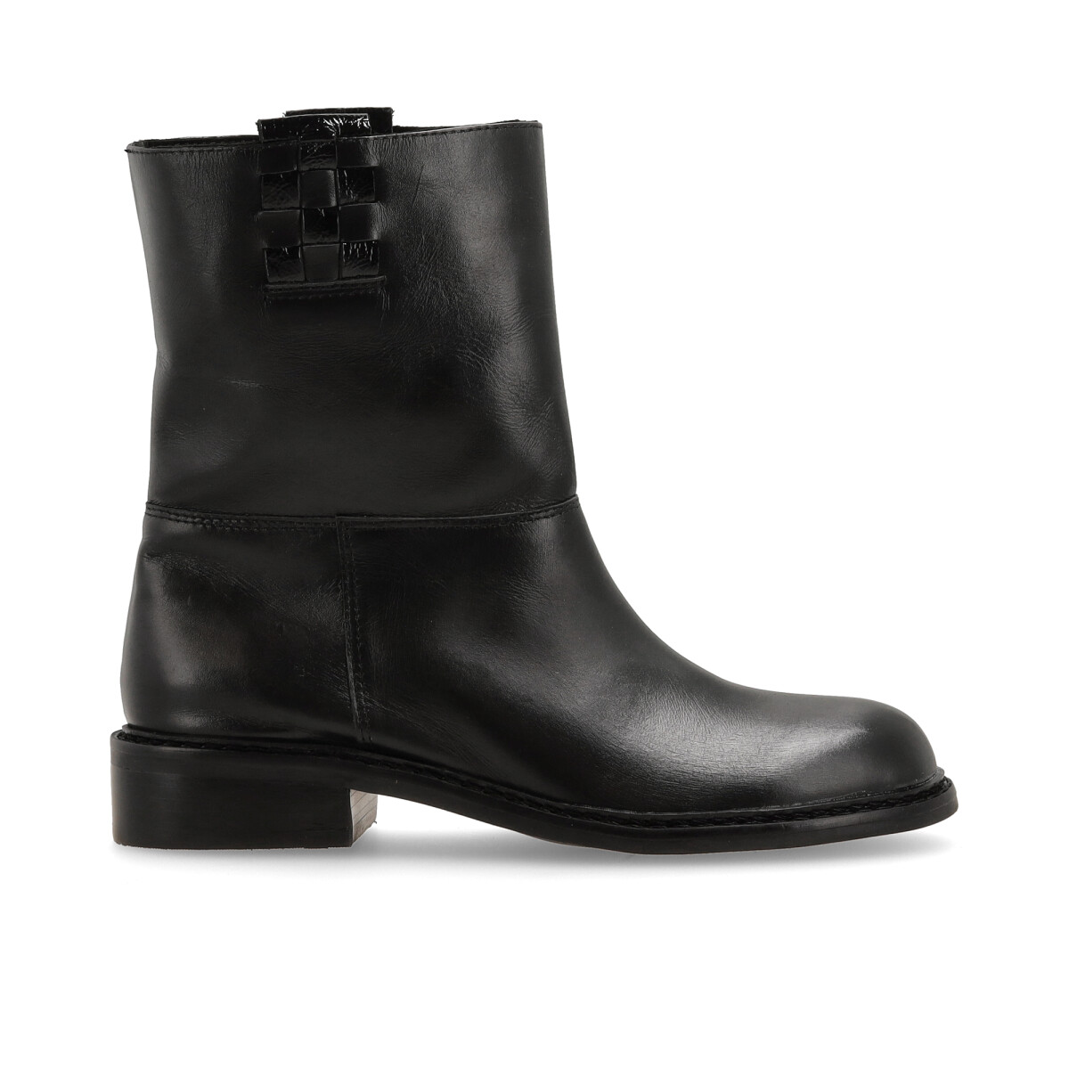 BOTA VENET - CUERO FLORENCE - NEGRO 