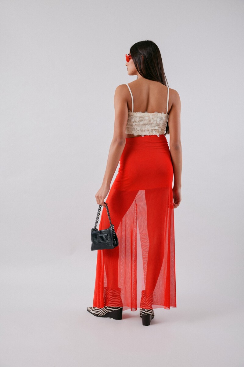 Falda Canica ROJO