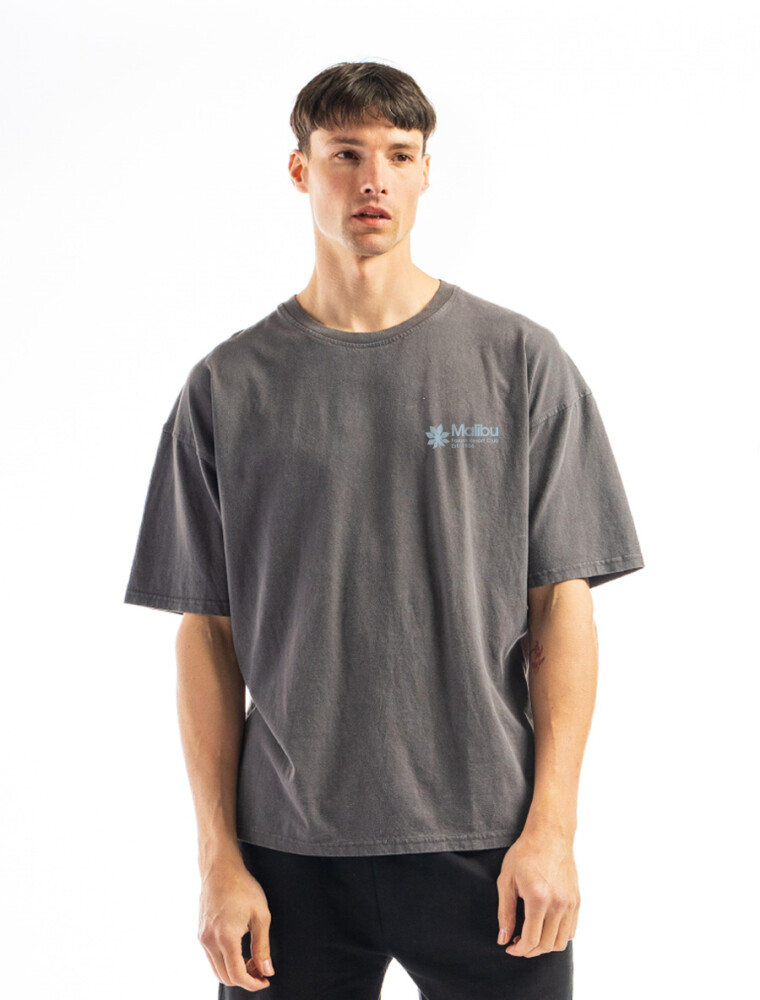 Remera Estampada Oversize Gris Oscuro/ Fantasia 1