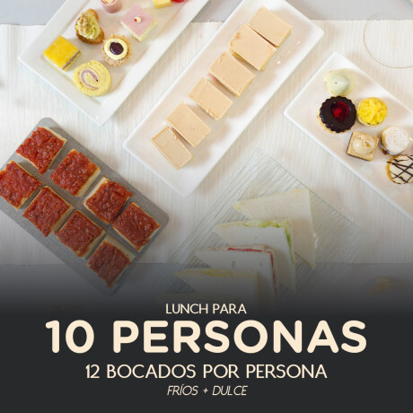 Lunch Fiestas 10 personas - (Pizza) 000