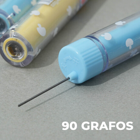 Set Lápiz Mecánico X6 + 4 Gomas + 90 Grafos Y Estuche Esc006001