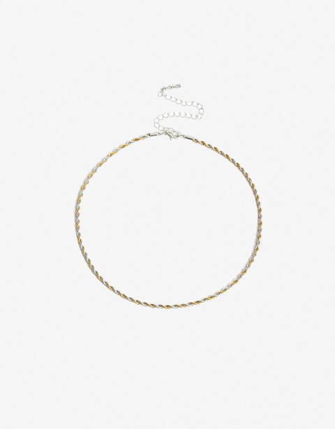 Collares Cortos Metal Collar Corto Metal Biplating - Dorado