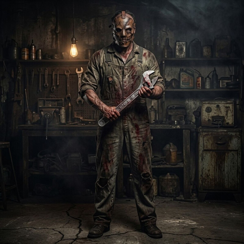 Llave Francesa Sangrienta Halloween Llave Francesa Sangrienta Halloween