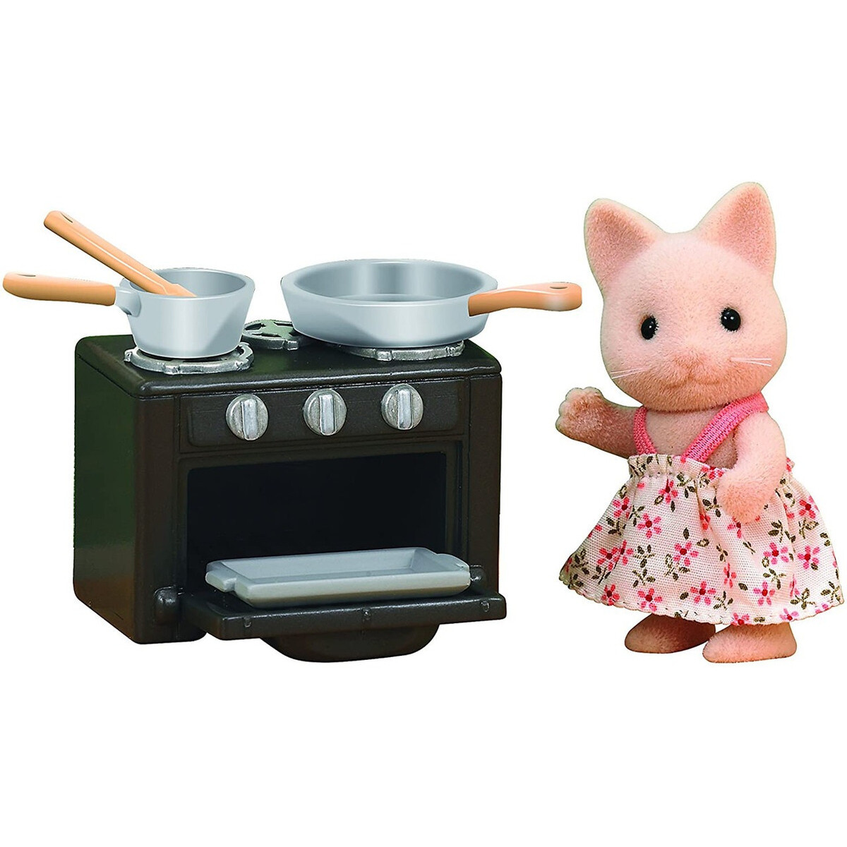 Sylvanian Families Hermana Gato Con Horno Juguete Niños 