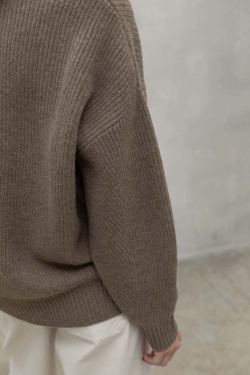 SWEATER TEJIDO AZALEAALF Marron